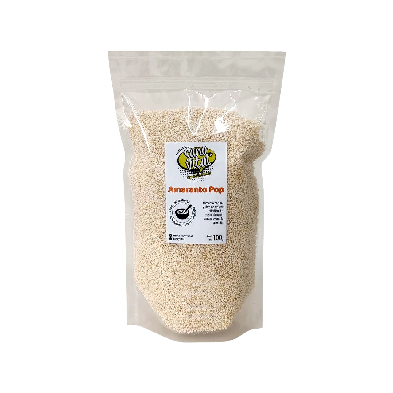 Cereal Amaranto Pop 100 gr.