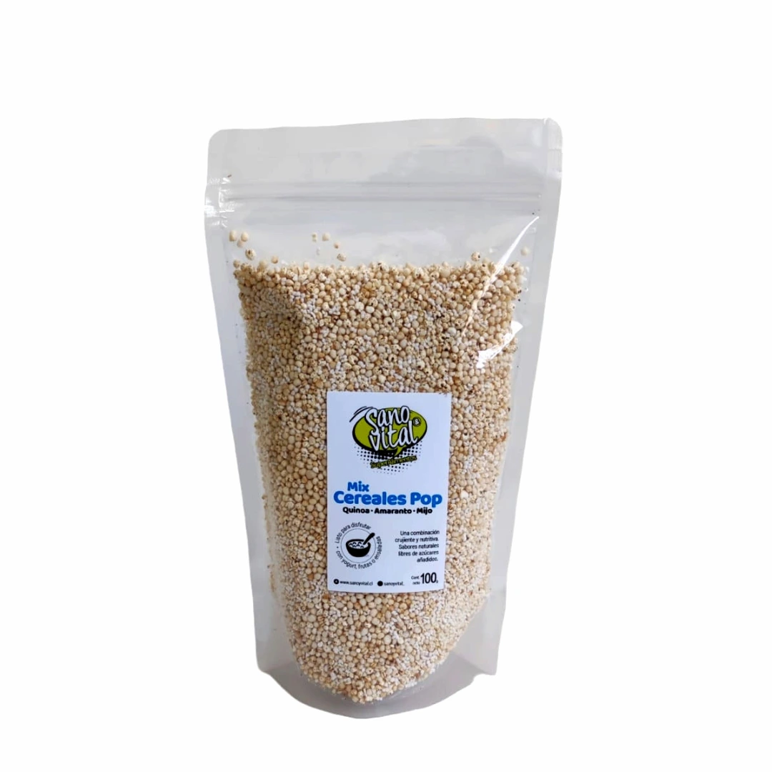 Mix Pop Quinoa-Amaranto-Mijo 100 gr.