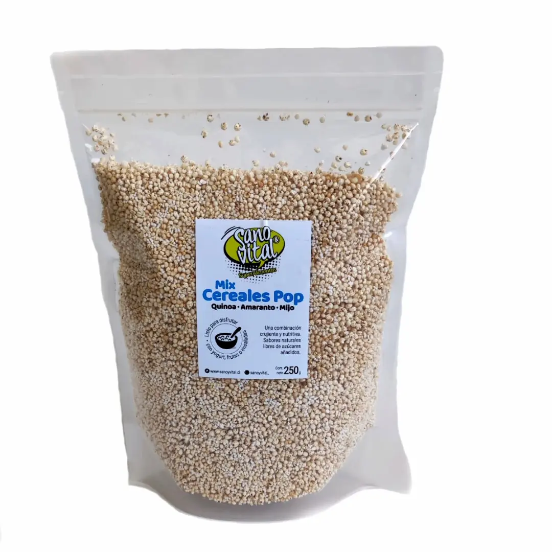 Mix Pop Quinoa-Amaranto-Mijo 250 gr.